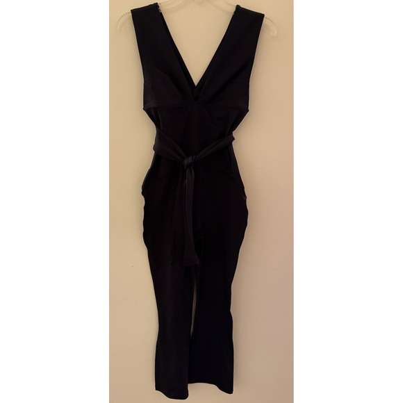 Free People Pants - Free People Movement Black Belted Jumpsuit Yoga Athletic Wear SP